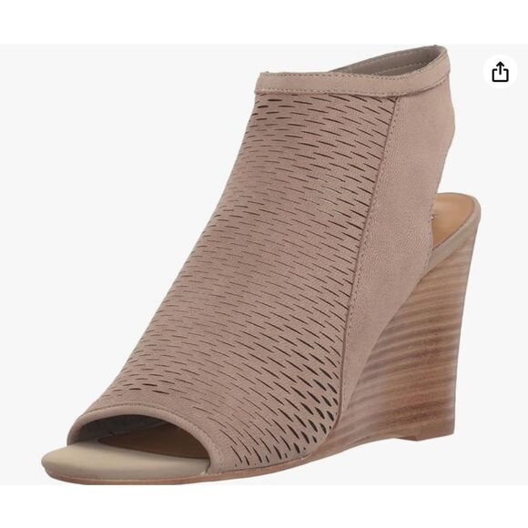 Steve Madden Women's Winny Wedge Sandal, Grey Nubuck, 8.5 M US - Picture 2 of 12